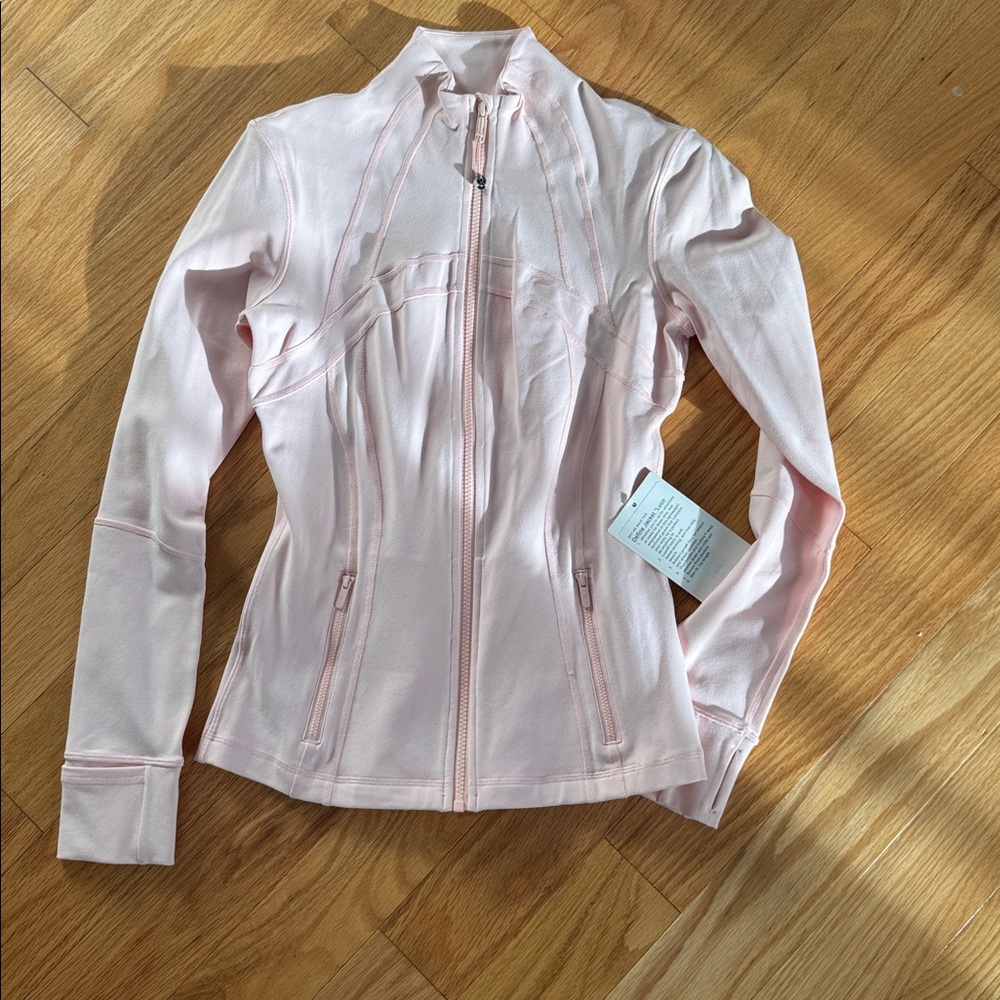 Light Pink Zip-Up Jacket Define NEW Lululemon 6